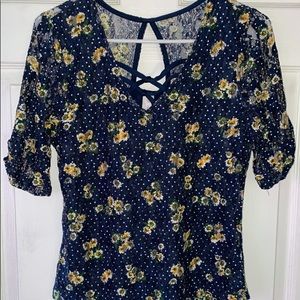 Floral Lace Top